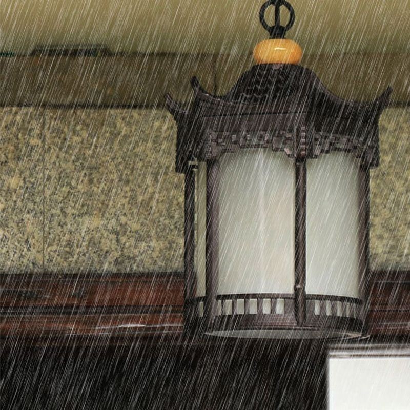 Chinese Outdoor Light Waterproof Hexagon Gazebo Pendant Light