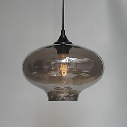 Bubble Design Pendant 1 Light Minimalist Iron Painting