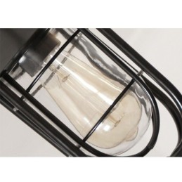 American Retro Outdoor Light Waterproof Birdcage Shape Pendant Light Garden