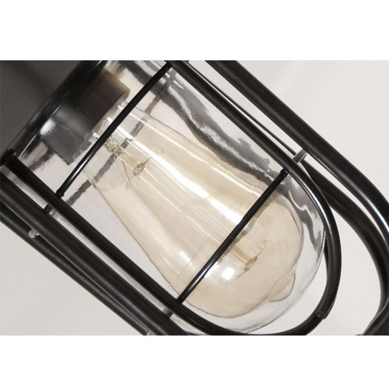 American Retro Outdoor Light Waterproof Birdcage Shape Pendant Light Garden