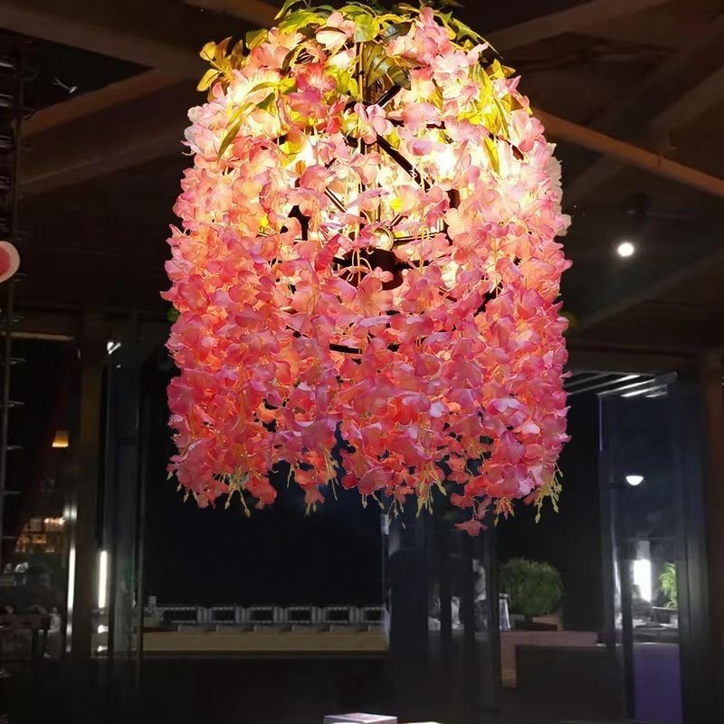 Modern Plant Light Decorative Industial Style Chandelier Shop Music