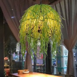 Modern Plant Light Decorative Industial Style Chandelier Shop Music