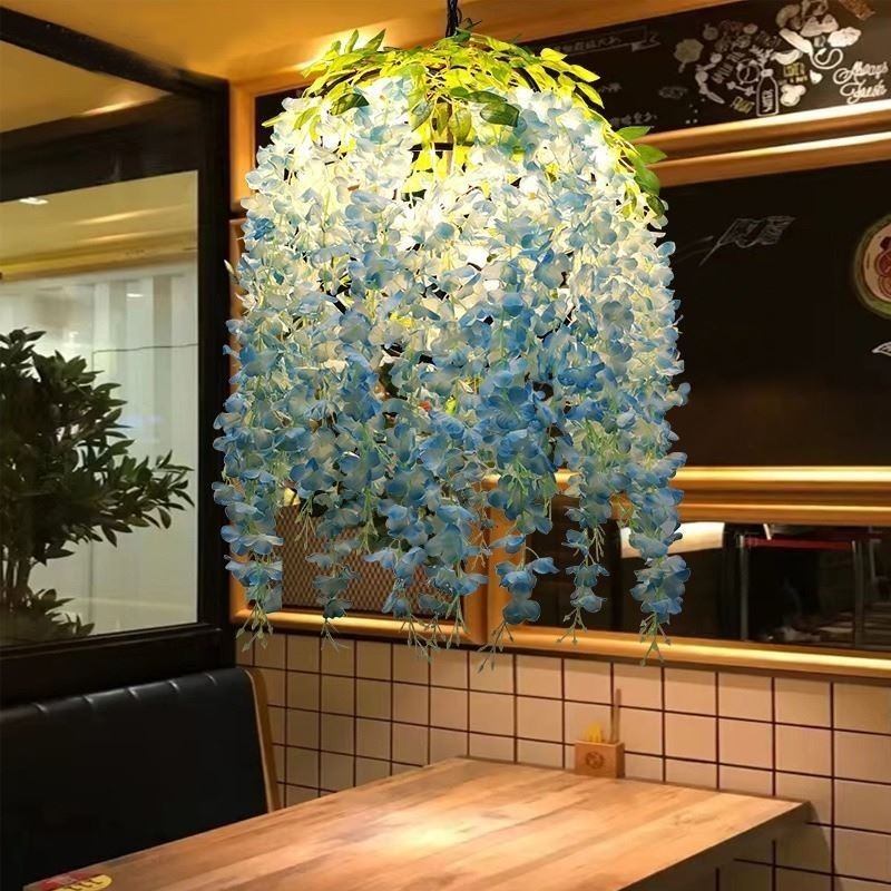 Modern Plant Light Decorative Industial Style Chandelier Shop Music