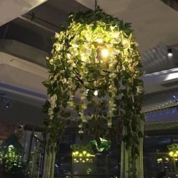 Modern Plant Light Decorative Industial Style Chandelier Shop Music