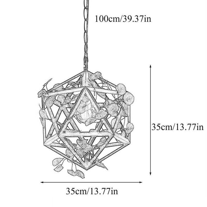Industrial Vintage Pendant Light Iron Birdcage Pendant Lamp