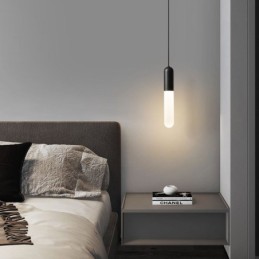 Modern Frosted Pendant Light Brushed Pendant Lamp