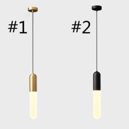 Modern Frosted Pendant Light Brushed Pendant Lamp