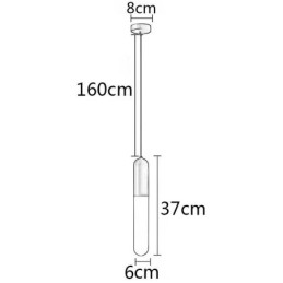 Modern Frosted Pendant Light Brushed Pendant Lamp