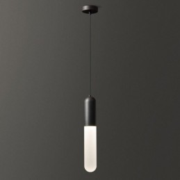 Modern Frosted Pendant Light Brushed Pendant Lamp