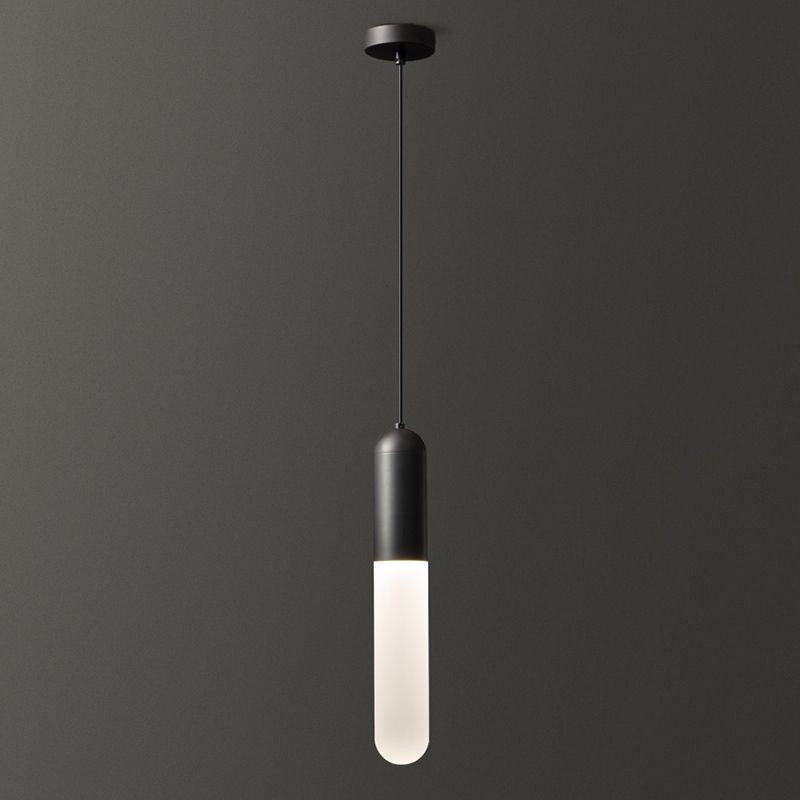 Modern Frosted Pendant Light Brushed Pendant Lamp