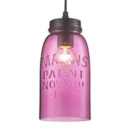 1 Light Modern Glass Pendant Light in Transparent Bubble Design