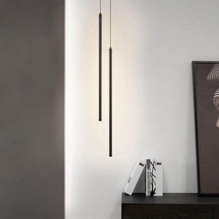 Pendant Light Nordic Long Tube Hanging Lamp Island