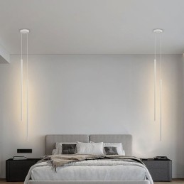 Pendant Light Nordic Long Tube Hanging Lamp Island