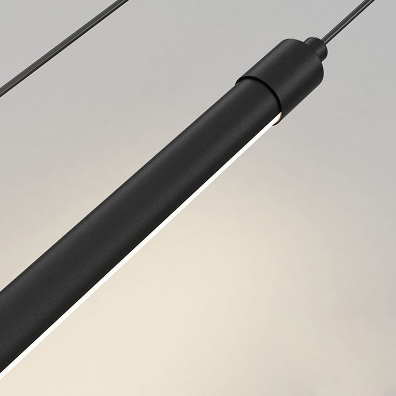 Pendant Light Nordic Long Tube Hanging Lamp Island
