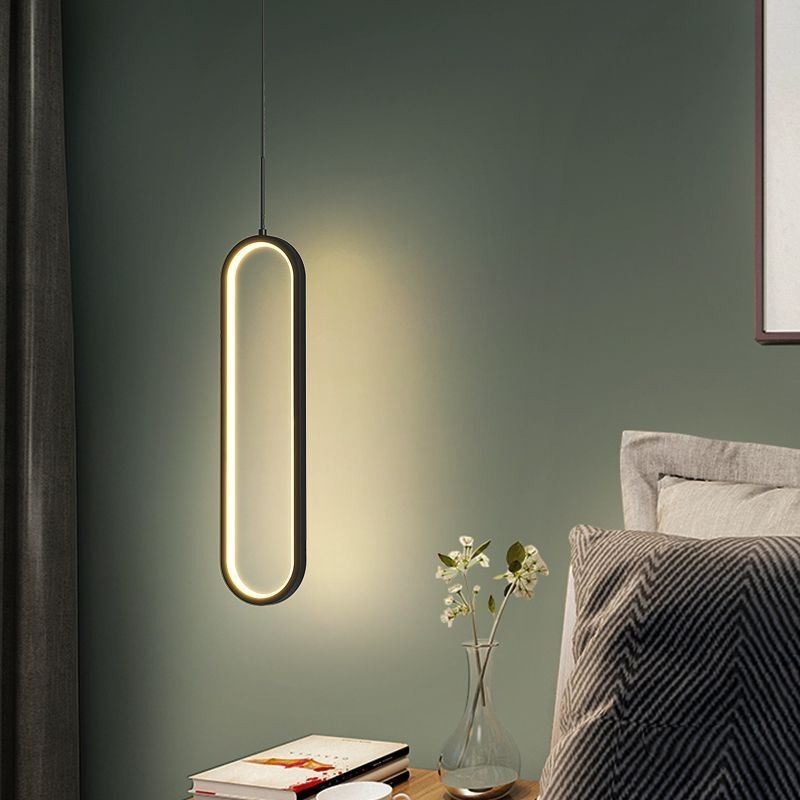 Modern Pendant Light Minimalist Oval Pendant Lighting