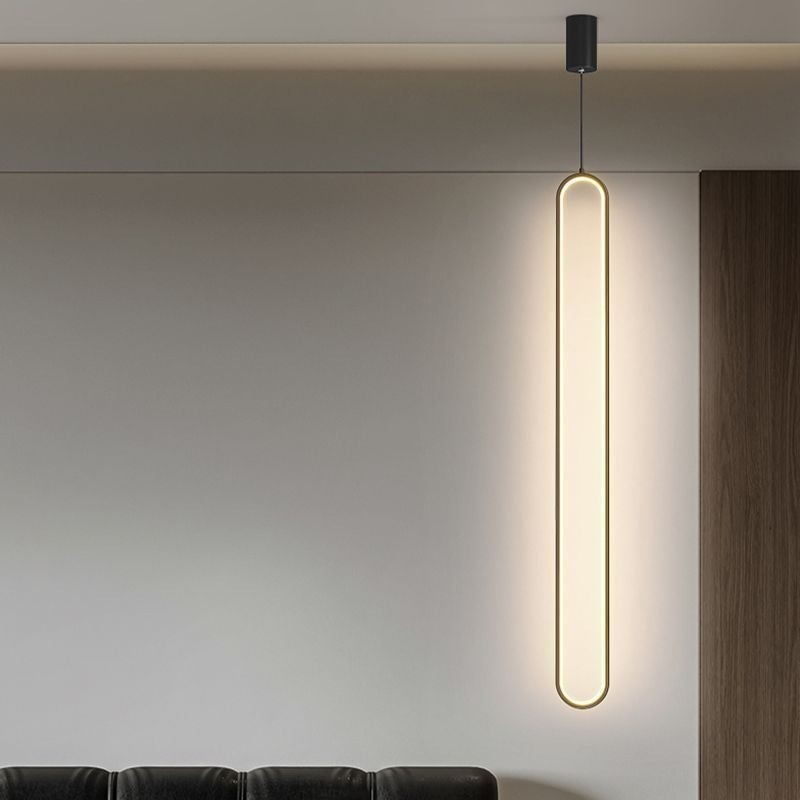 Modern Pendant Light Minimalist Oval Pendant Lighting