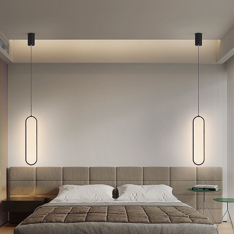 Modern Pendant Light Minimalist Oval Pendant Lighting