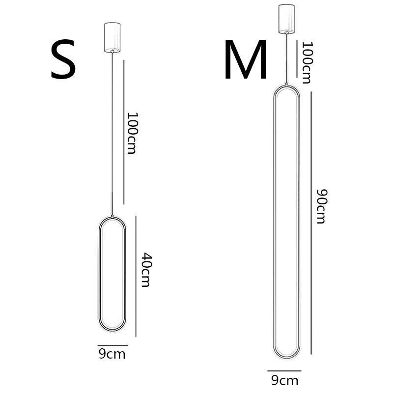 Modern Pendant Light Minimalist Oval Pendant Lighting