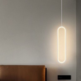 Modern Pendant Light Minimalist Oval Pendant Lighting