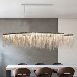 Modern Pendant Light Creative Tassel Hanging Lamp Café