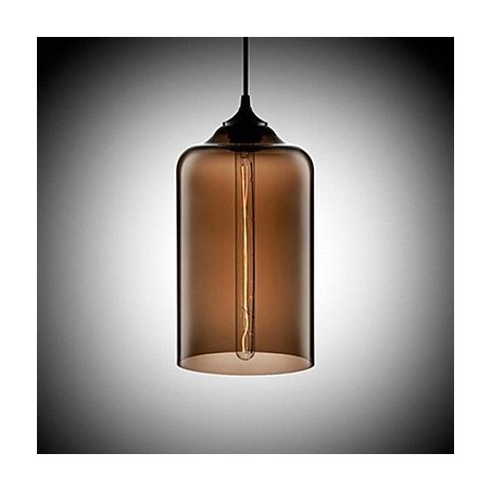 Bottle Design Pendant 1 Light Concise Iron Painting