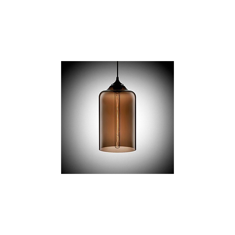 Bottle Design Pendant 1 Light Concise Iron Painting