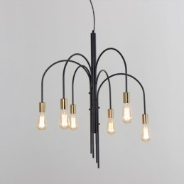 Modern Iron Chandelier Simple Iron Pendant Light