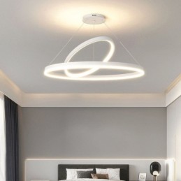 Modern Pendant Light Circle Rings Acrylic Pendant Lamp