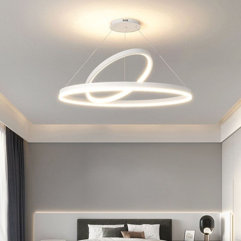 Modern Pendant Light Circle Rings Acrylic Pendant Lamp