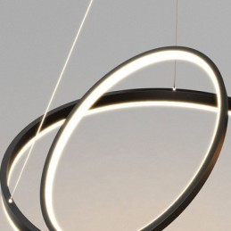 Modern Pendant Light Circle Rings Acrylic Pendant Lamp