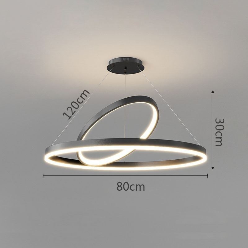 Modern Pendant Light Circle Rings Acrylic Pendant Lamp