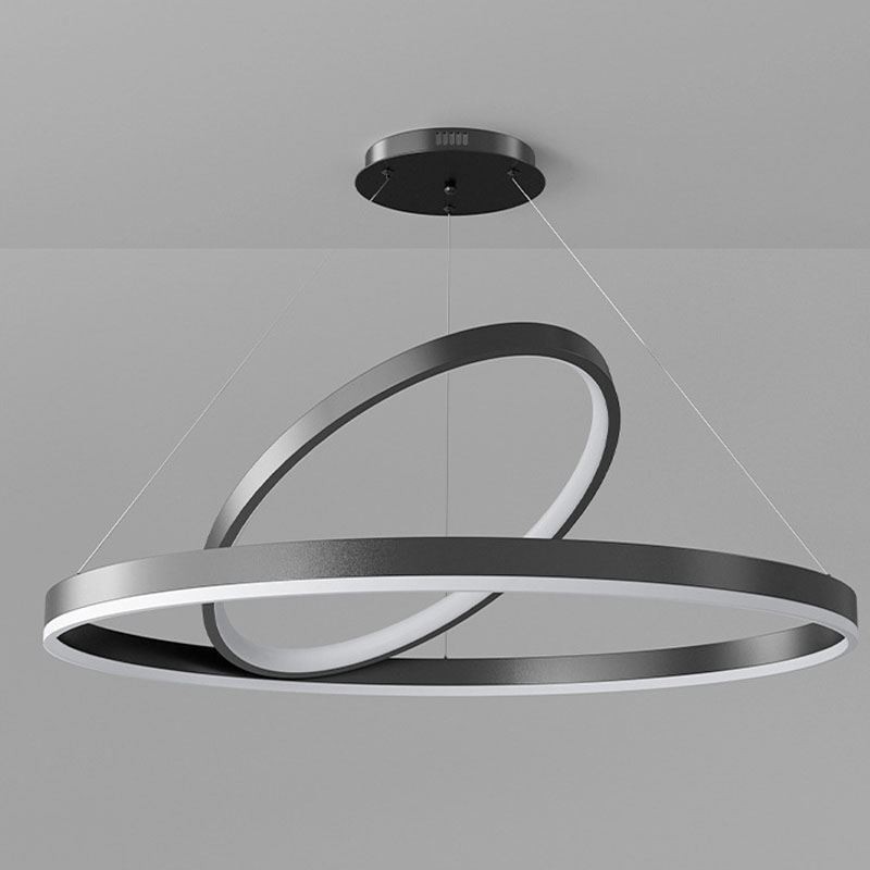 Modern Pendant Light Circle Rings Acrylic Pendant Lamp