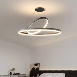 Modern Pendant Light Circle Rings Acrylic Pendant Lamp