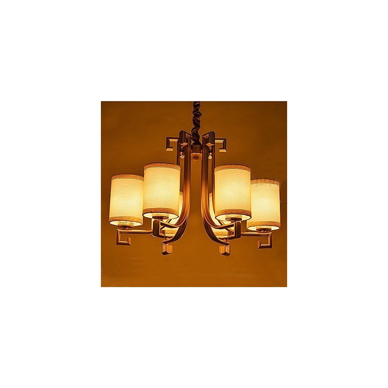 The Chinese Style Chandelier Iron Copper Imitation Air Lamps