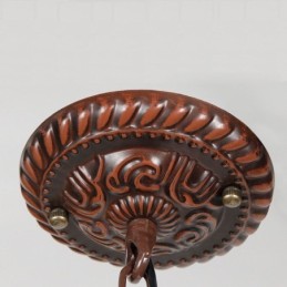 Stained Glass Pendant Light Decorative Hanging Lamp