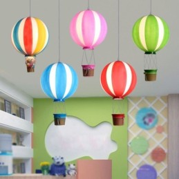 Colorful Hot Air Balloon Pendant Light Acrylic Decoration Light