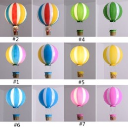 Colorful Hot Air Balloon Pendant Light Acrylic Decoration Light
