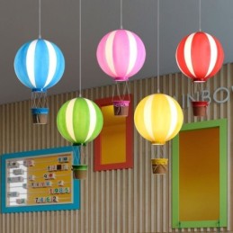 Colorful Hot Air Balloon Pendant Light Acrylic Decoration Light