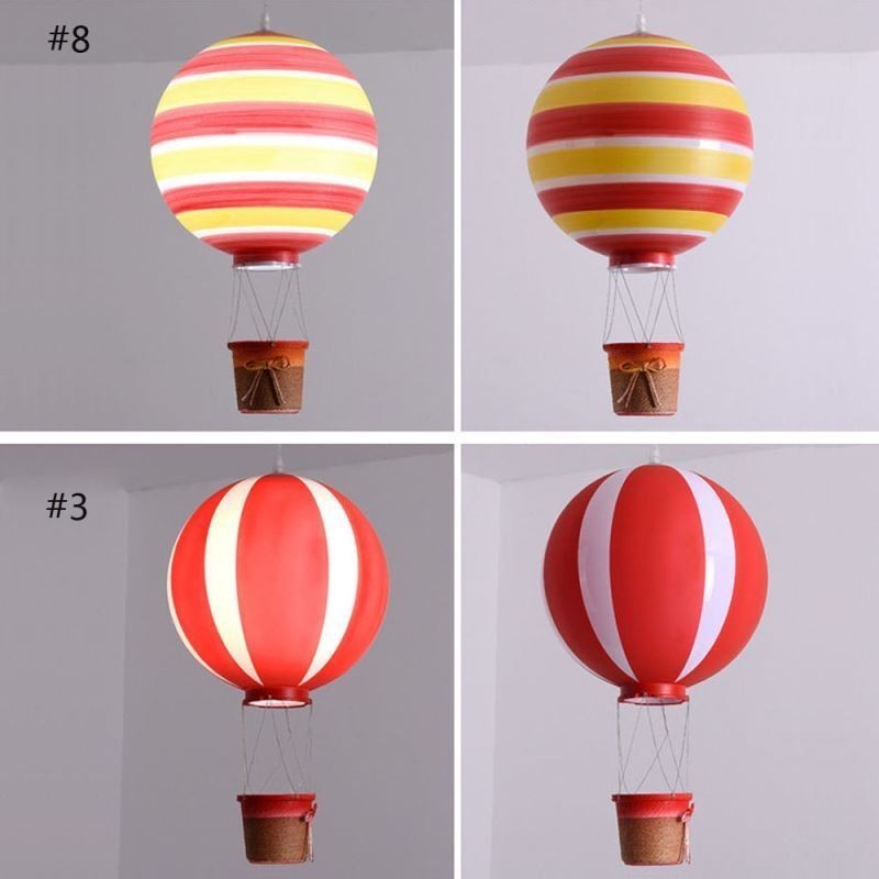 Colorful Hot Air Balloon Pendant Light Acrylic Decoration Light