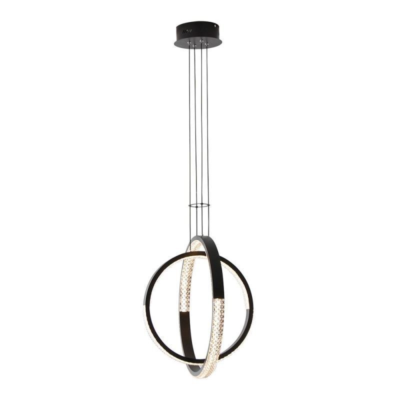 Modern Chandelier 2 Rings Pendant Lighting Dining