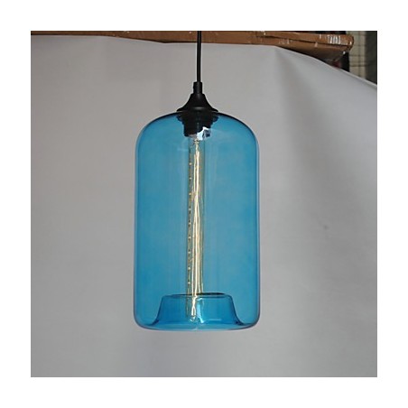 Bottle Design Pendant 1 Light Minimalist Iron Painting