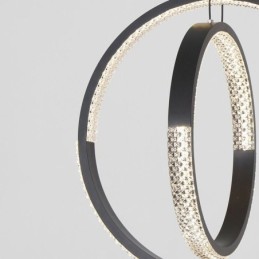 Modern Chandelier 2 Rings Pendant Lighting Dining