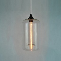 Bottle Design Pendant 1 Light Minimalist Iron Painting