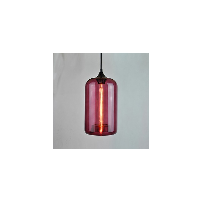 Bottle Design Pendant 1 Light Minimalist Iron Painting