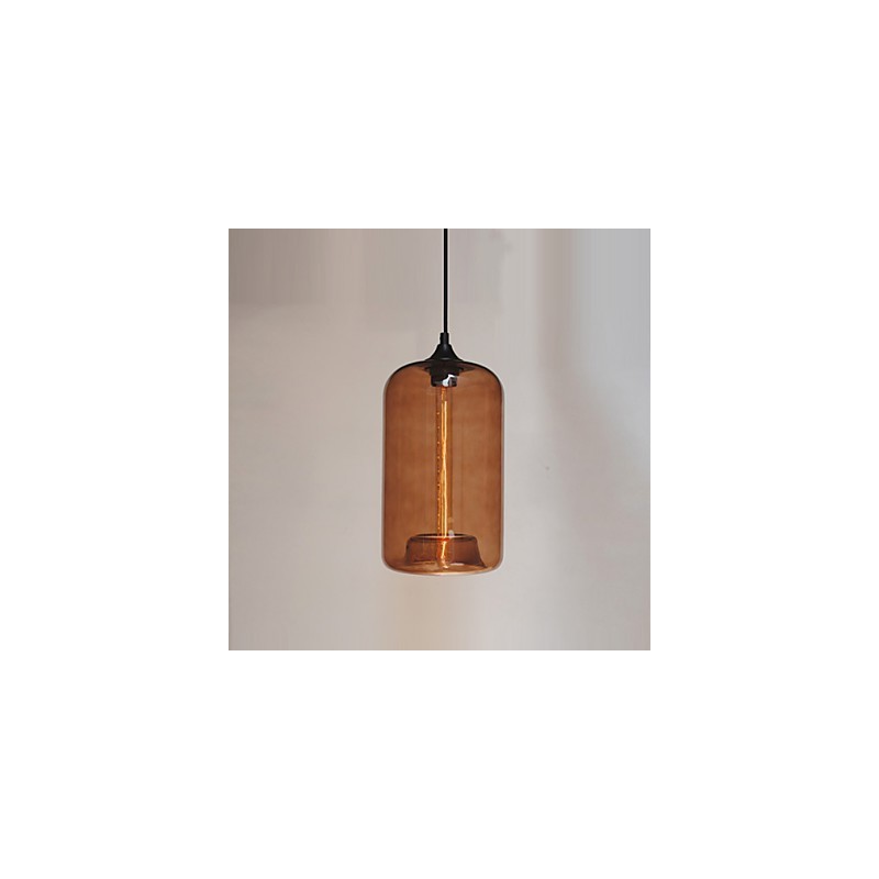 Bottle Design Pendant 1 Light Minimalist Iron Painting
