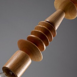 Chandelier Mini Style Traditional Classic Wood Bamboo