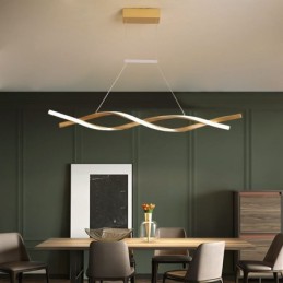 Modern Pendant Light Twist Design Hanging Lamp Dining