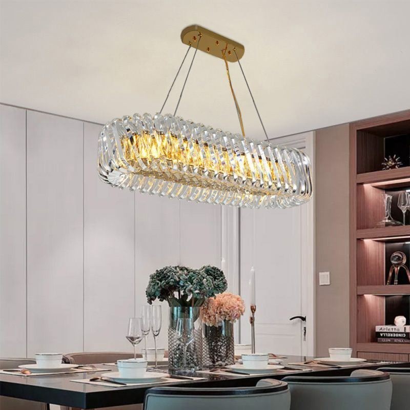 Luxury Glass Pendant Light European Style Chandelier