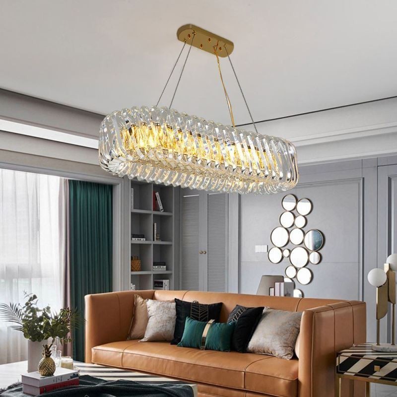 Luxury Glass Pendant Light European Style Chandelier