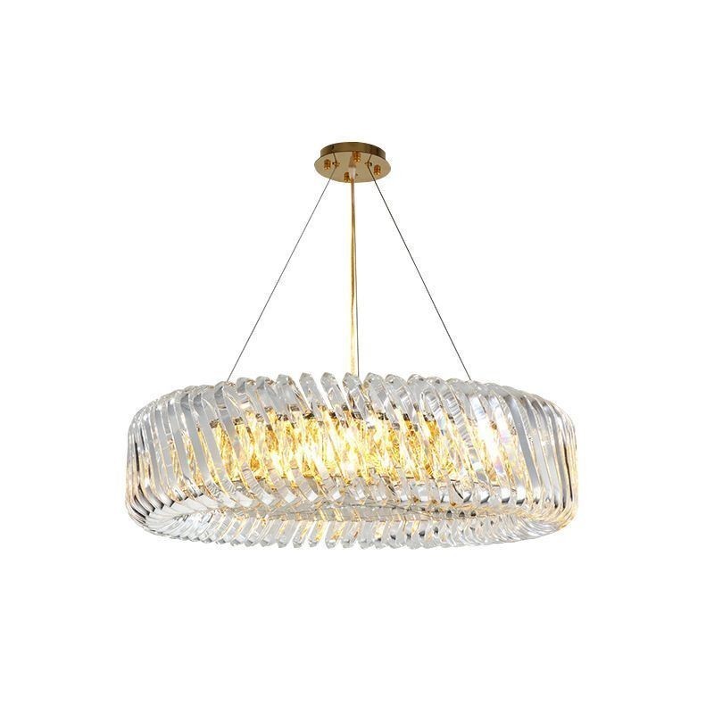 European Pendant Light Round Glass Decoration Hanging Lamp